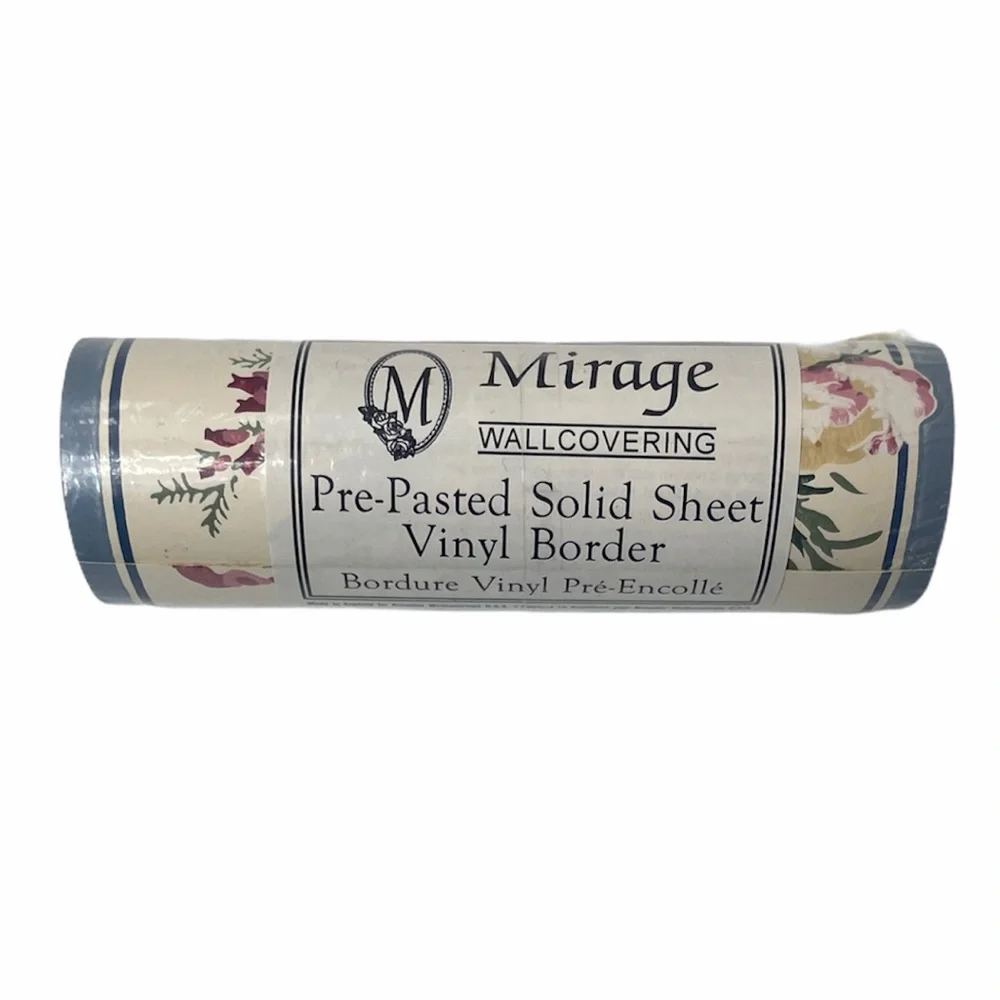 Vintage Wallpaper Wall Border Romantic Flowers Cottage Home Decor 7 Roll Bundle